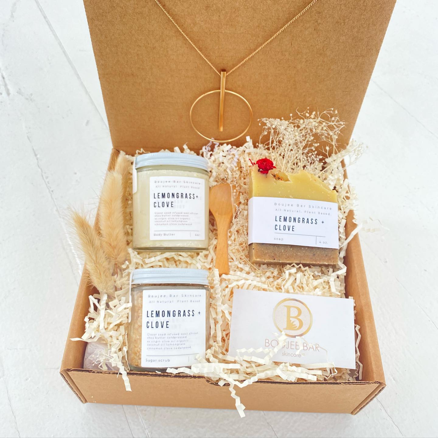 Lemongrass + Clove  Soap Box Set